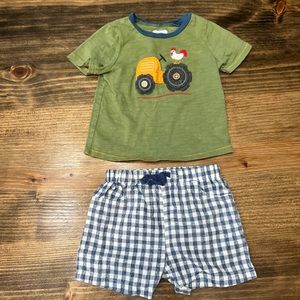 Mud Pie Baby Boy Shorts/Shirt set